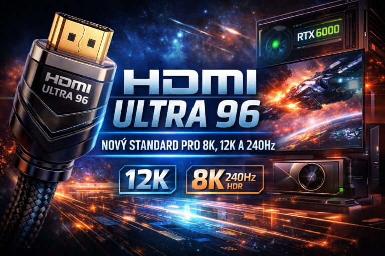 HDMI Ultra 96: Nový standard pro extrémní rozlišení, vysoké frekvence a moderní hraní