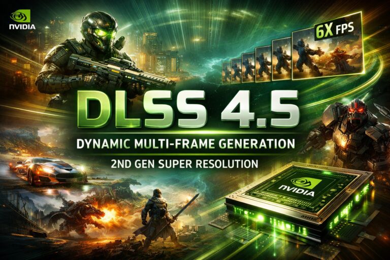 NVIDIA DLSS 4.5: Revoluční upgrade Super Resolution a až 6× Dynamická Multi-Frame Generace