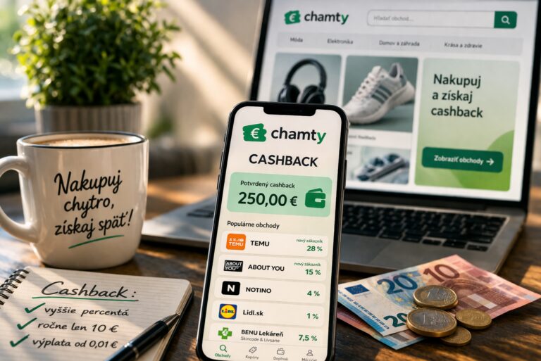 Chamty: cashback, který mi po letech začal dávat větší smysl než klasické portály