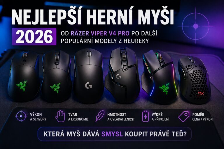 Nejlepší herní myši 2026: co dnes opravdu stojí za koupi a kde už marketing začíná přehánět