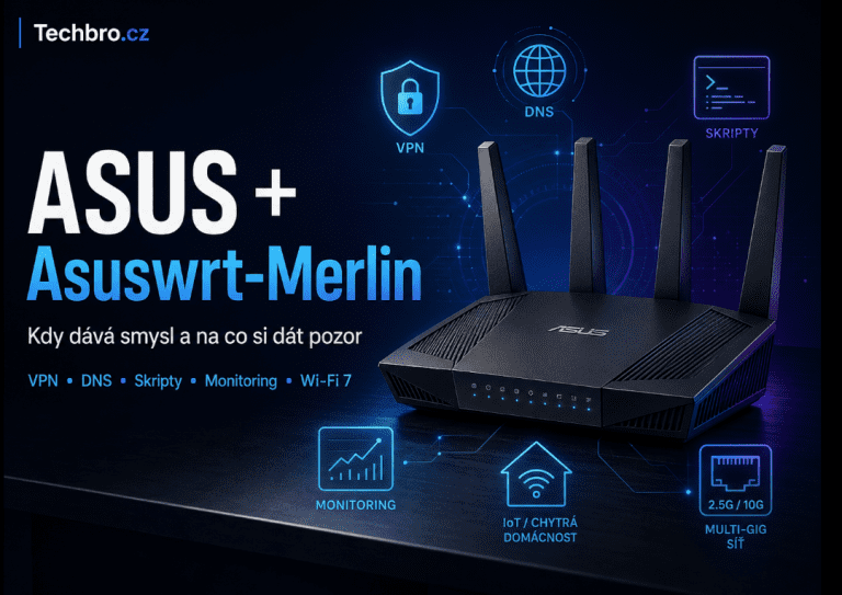 ASUS s Merlinem: kdy má smysl vyměnit router od operátora za vlastní síťový mozek