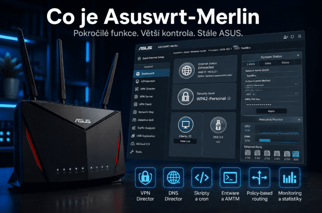 ASUS s Merlinem: kdy má smysl vyměnit router od operátora za vlastní síťový mozek 2 Bez nazvu 3