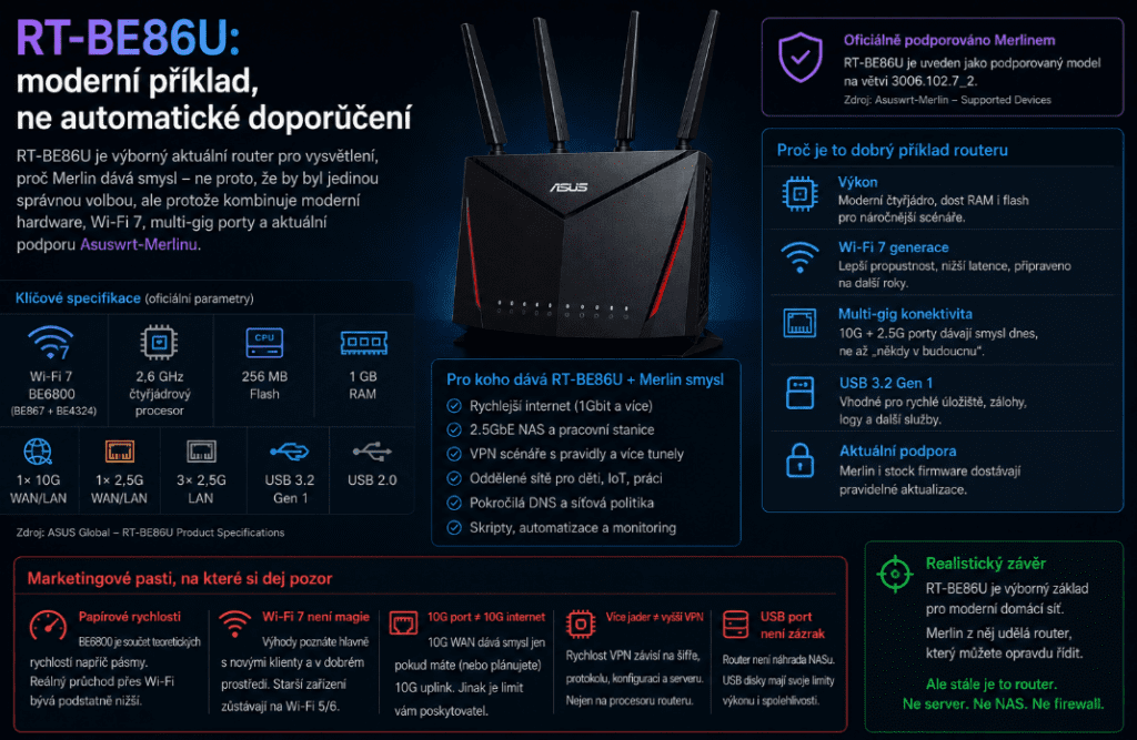 ASUS s Merlinem: kdy má smysl vyměnit router od operátora za vlastní síťový mozek 9 Bez ngssazvu