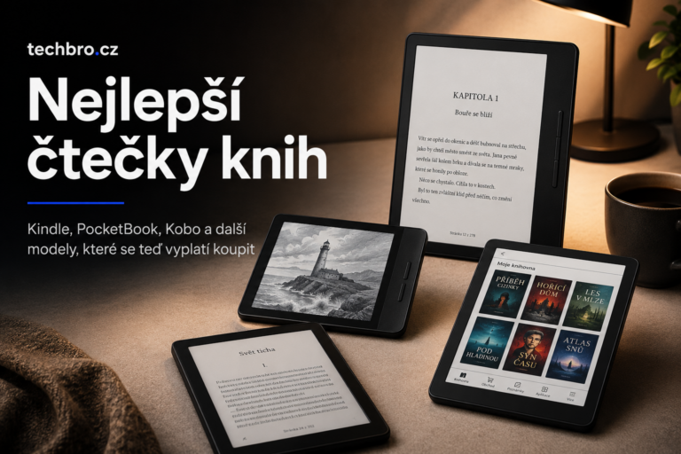 Nejlepší čtečky knih, které se teď vyplatí koupit: Kindle je pořád jistota, ale u českých e-knih bych slepě nebral jen Amazon