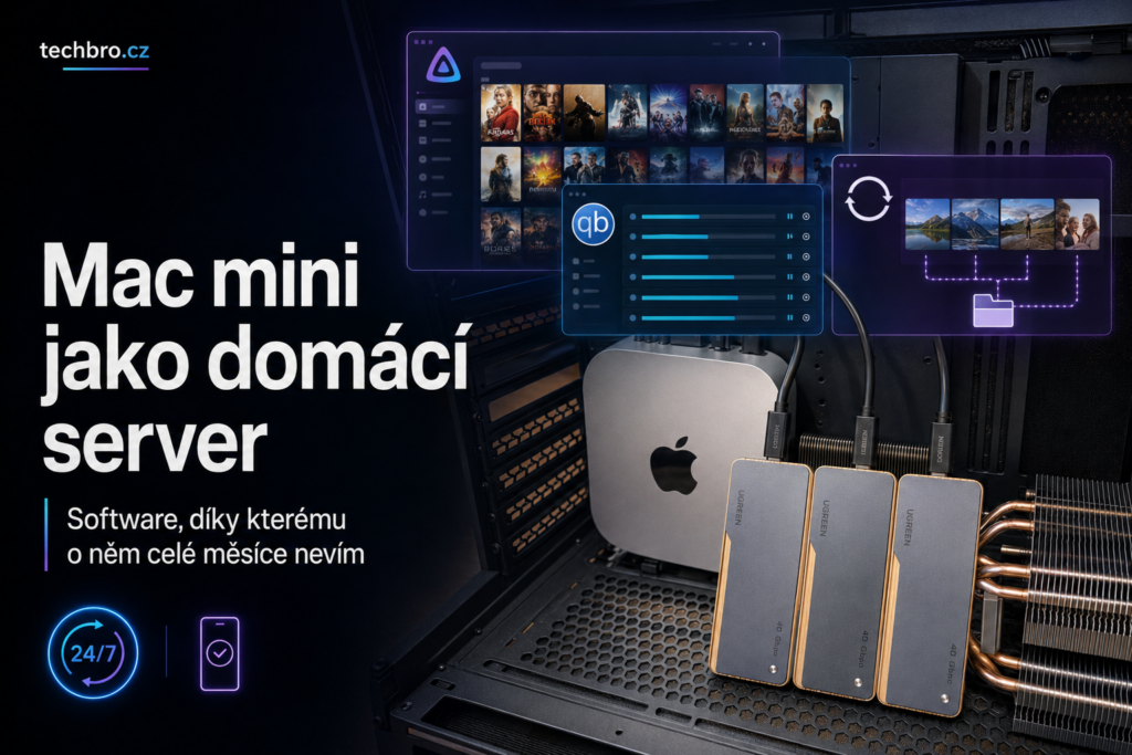 Mac mini jako domácí server: software, díky kterému o něm celé měsíce nemusím vědět 4 techbro mac mini software magazin 3x2 v2
