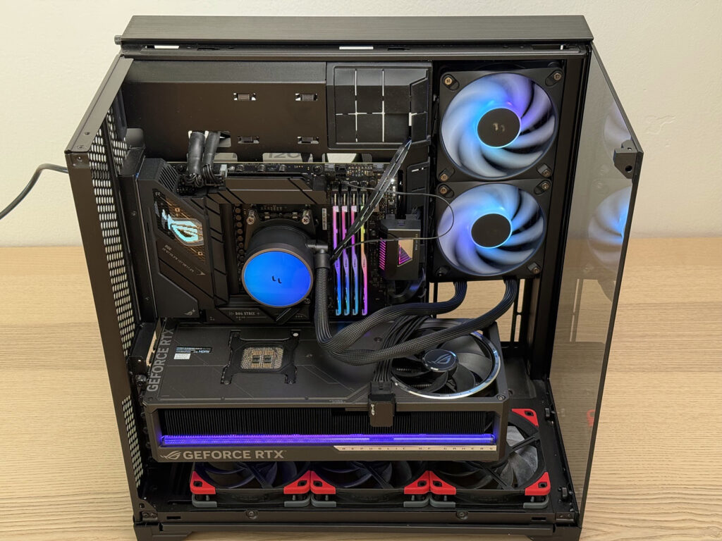 Fractal Design Radius 240 RGB: důležitější než maximum je správné nastavení 12 fractal radius review 14 full system angle spacious
